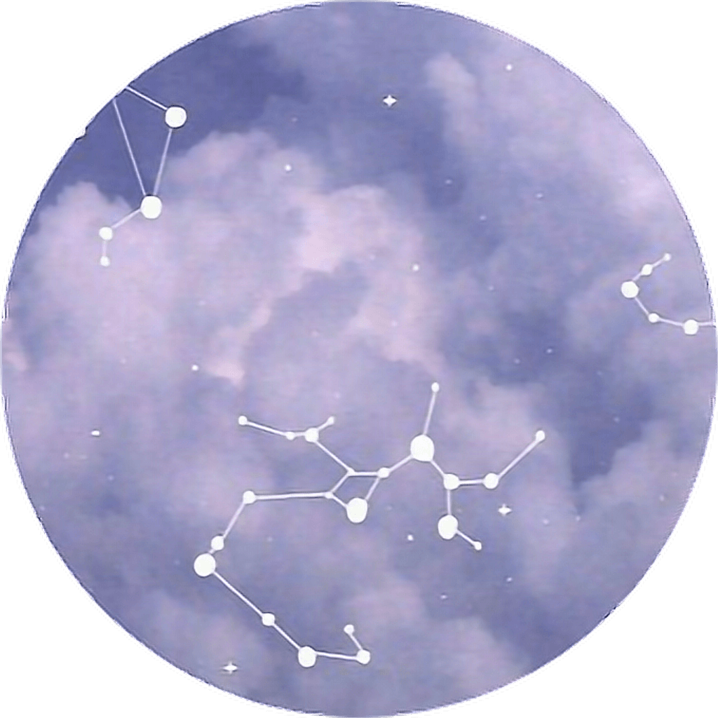 A Circular Image Of A Constellation