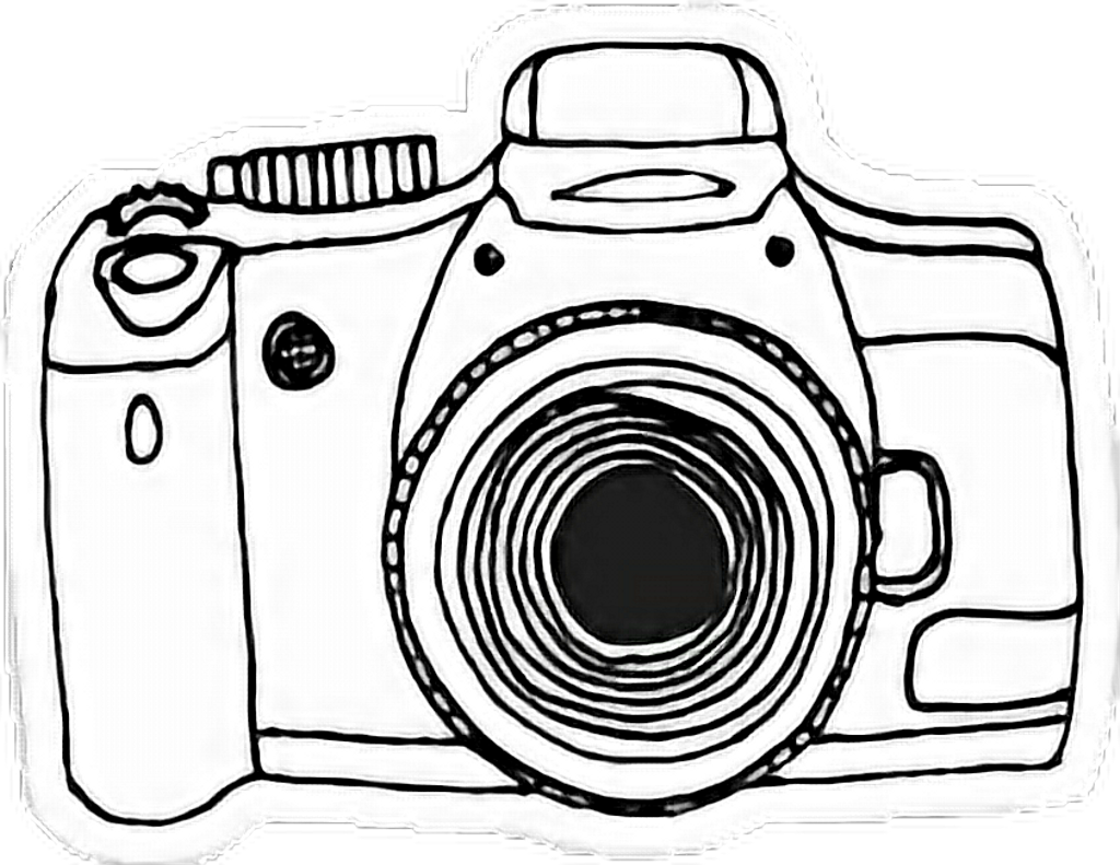 A Drawing Of A Camera