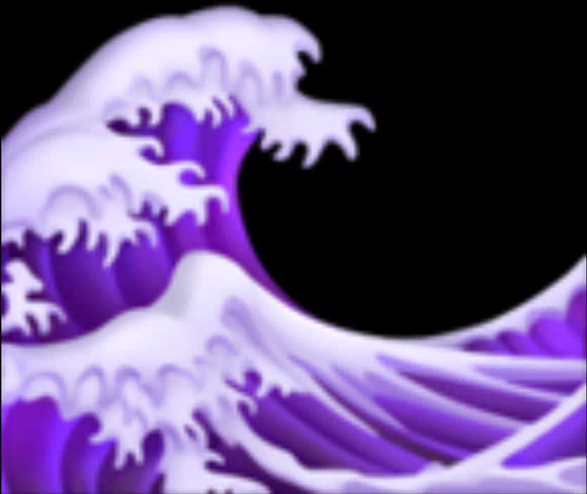 Purple Wave Tumblr Emojis