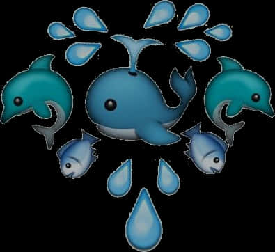 Water Animals Tumblr Emojis