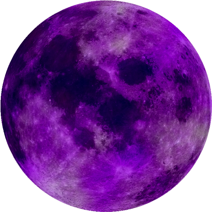 A Purple Moon With Black Background