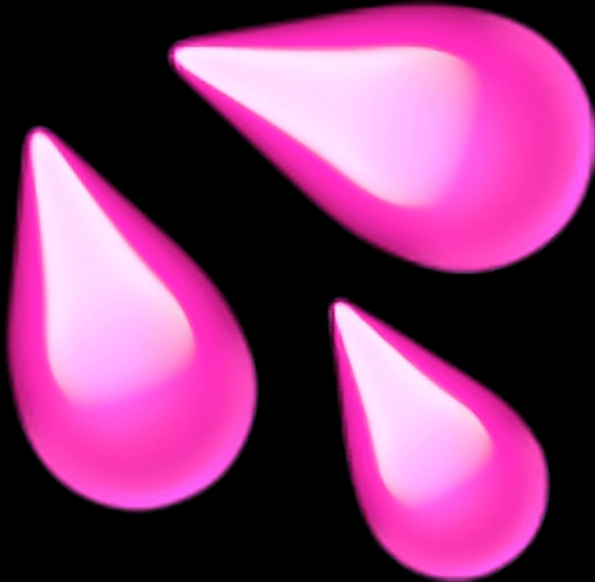 Pink Water Drop Graphics