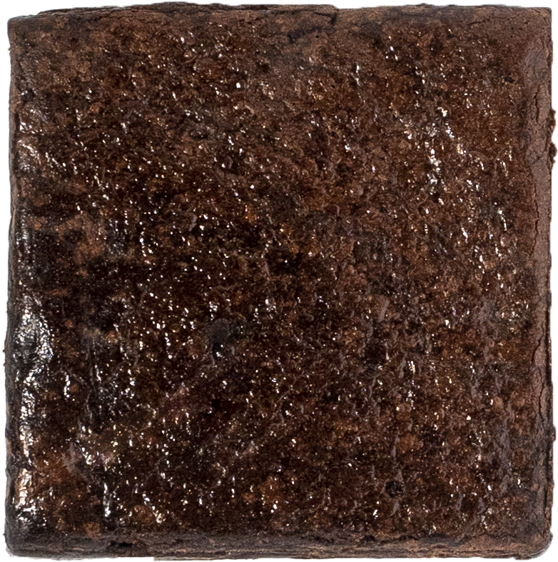 A Brown Square Object With A Black Background