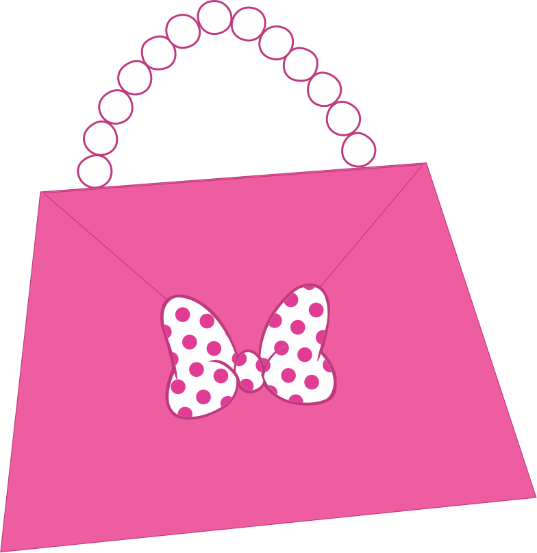 A Pink Bag With A Bow