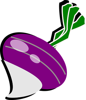 A Purple And White Mushroom With Green Stems