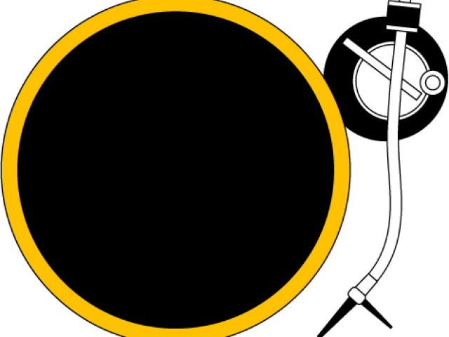 A Black And Yellow Circle With A White And Yellow Circle With A Black Background