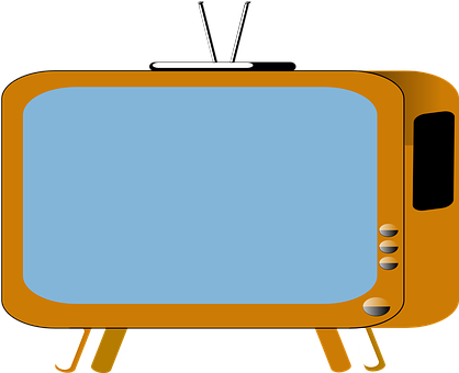 A Cartoon Of A Tv