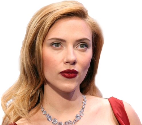 A Woman With Red Lipstick And Red Dress