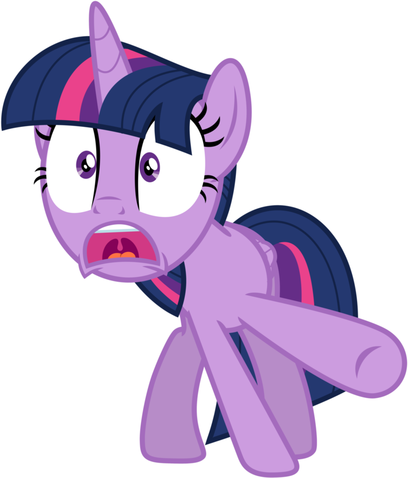 Cartoon Of A Purple Pony