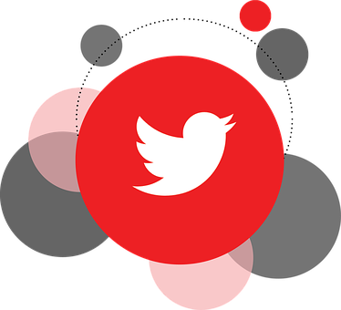 Red Blobby Twitter Logo