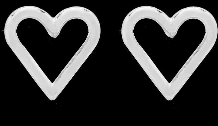 A Pair Of White Hearts