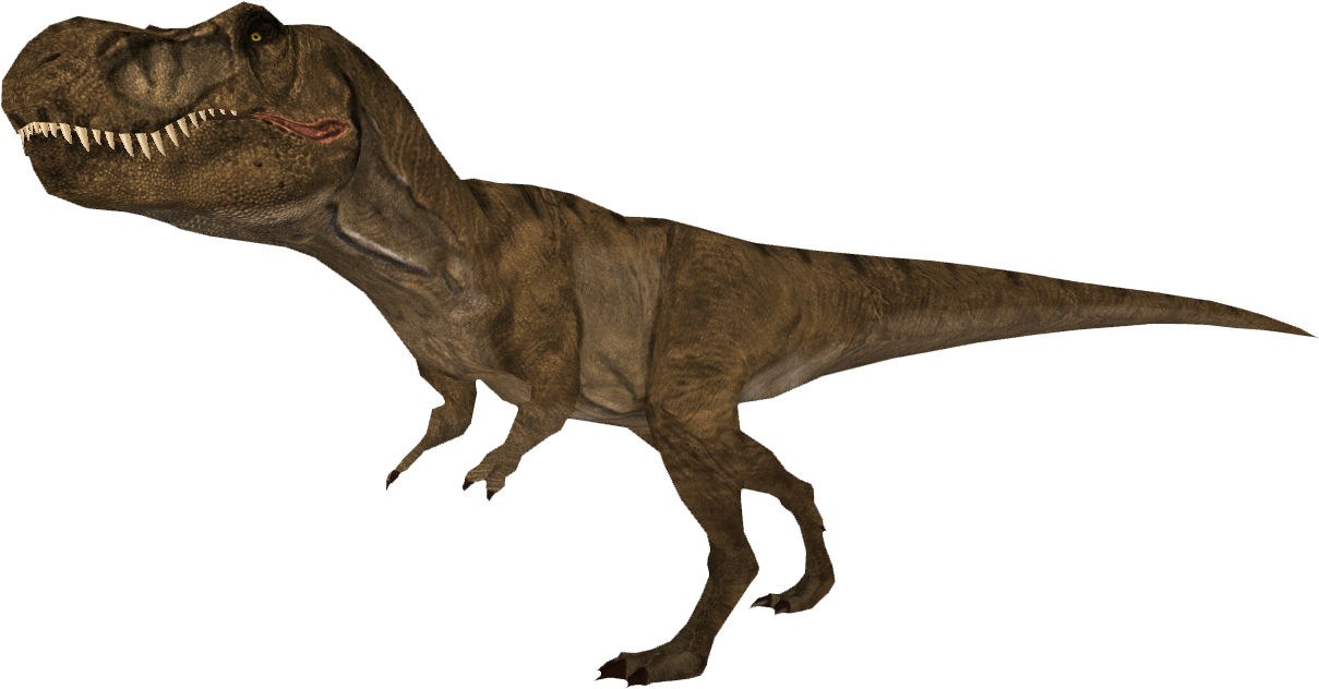 A Dinosaur With A Black Background