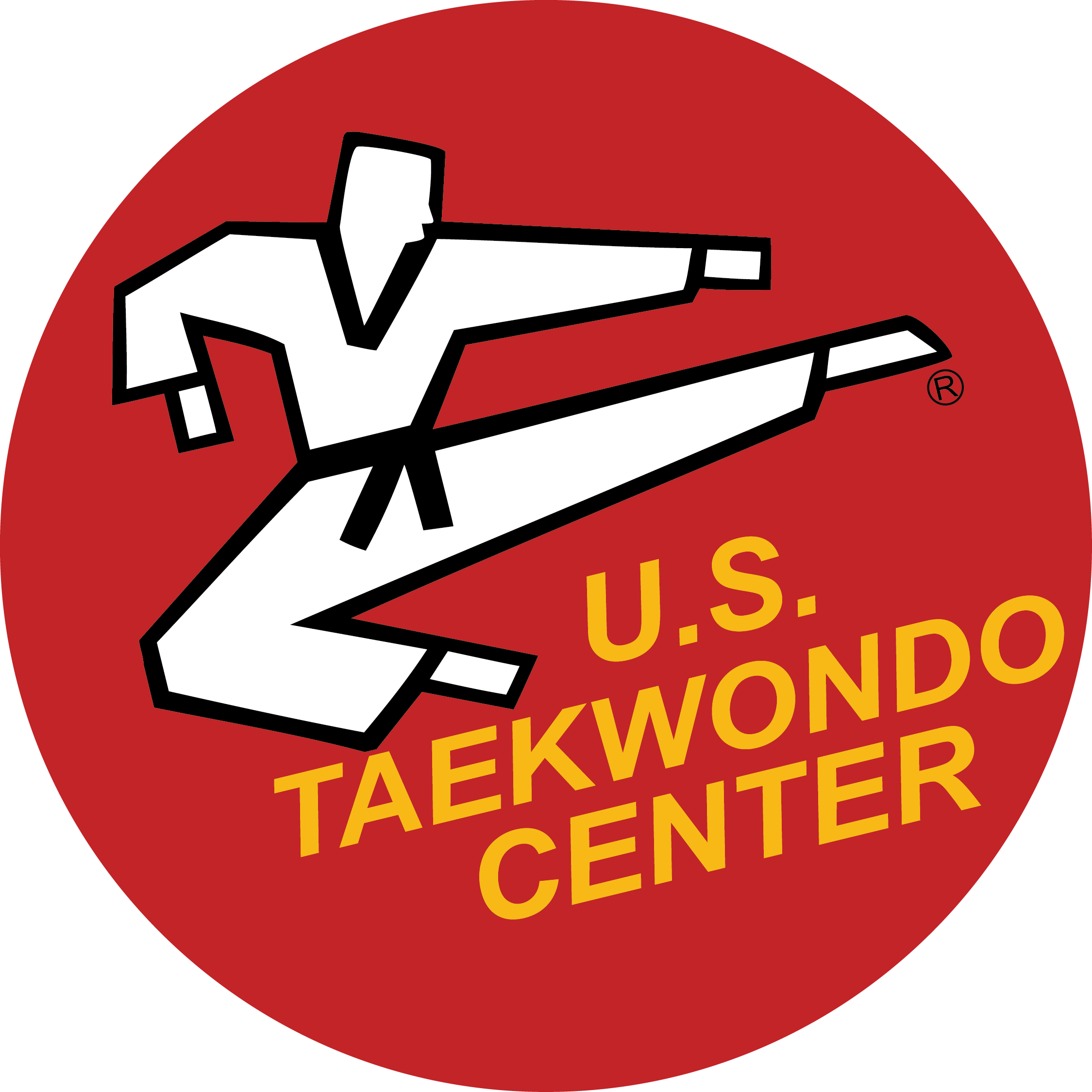 A Logo Of A Karate Player