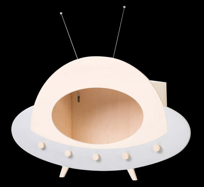 A Wooden Object With A Hole