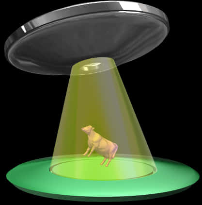 A Cow In A Ufo