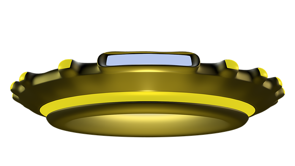 A Yellow And Black Digital Watch