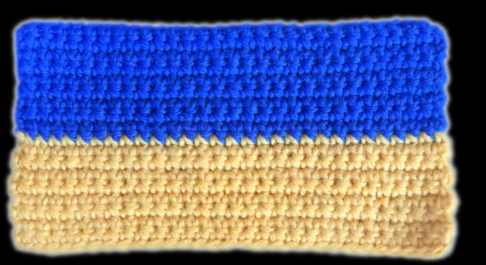 Ukraine Flag Crochet
