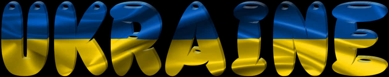 A Blue And Yellow Letters