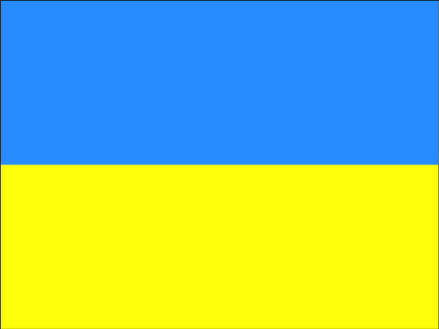 A Blue And Yellow Flag