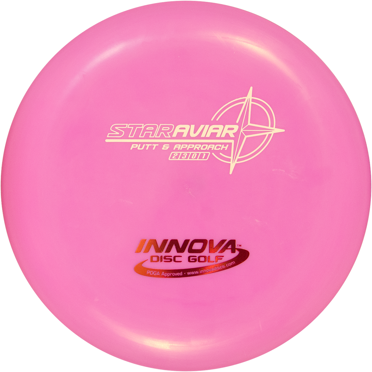 A Pink Frisbee With A Logo