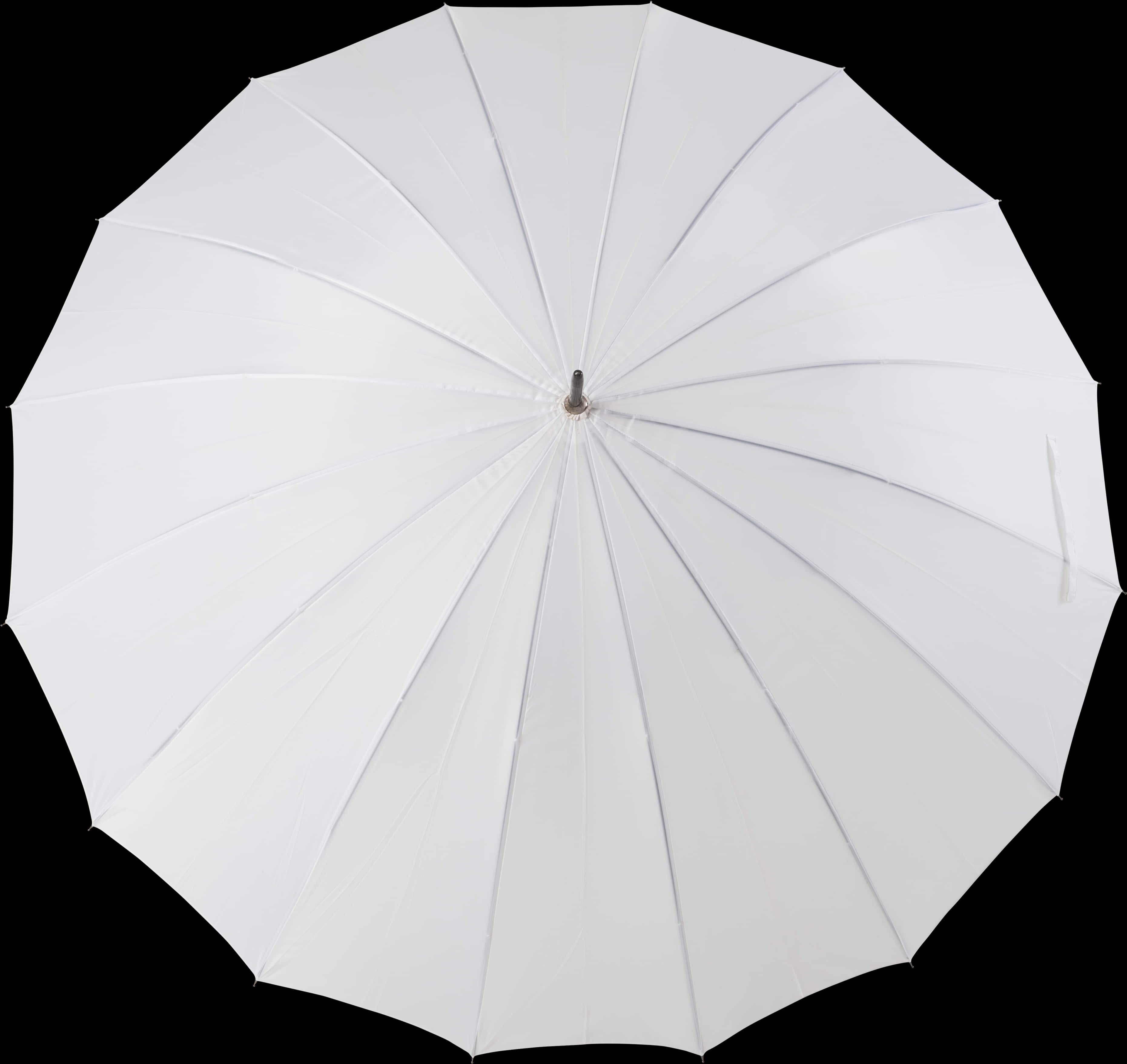 A White Umbrella With A Black Background