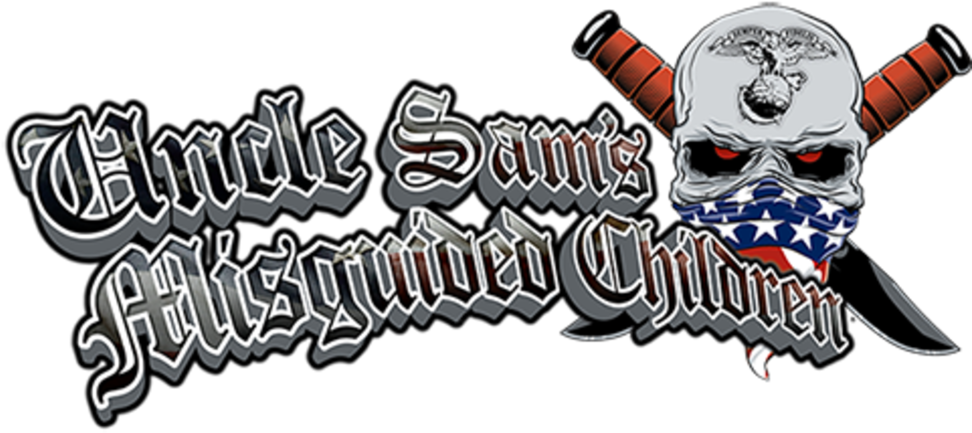 A Logo With A Skull And Sword