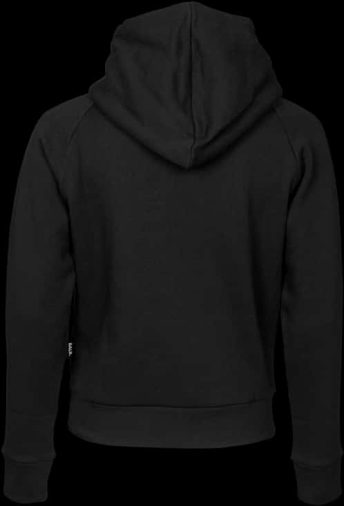 A Black Hoodie With A Black Background