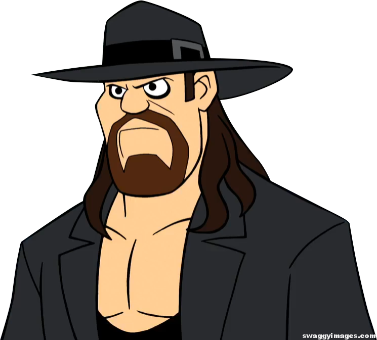 Cartoon Man With Long Hair And Hat