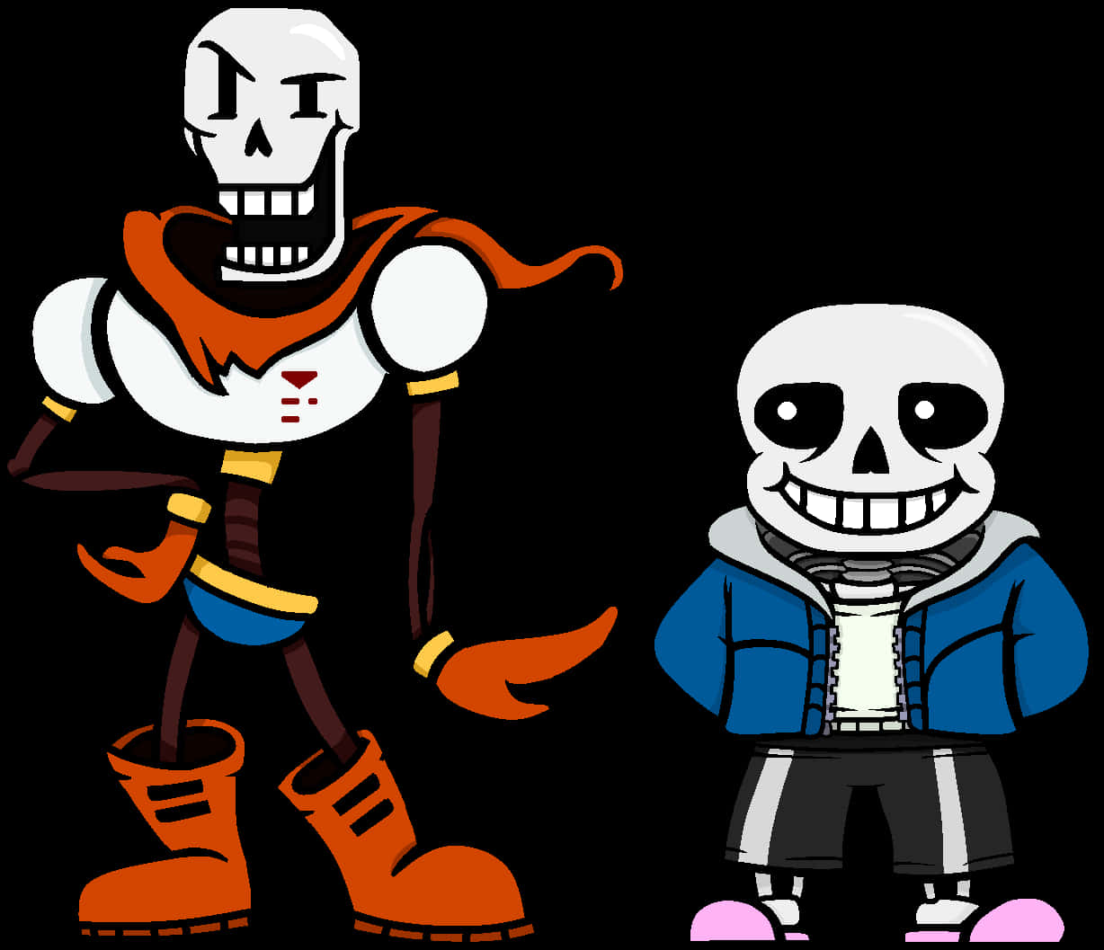 Cartoon Skeletons In Different Poses