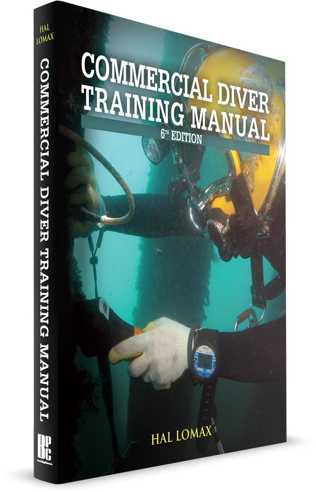 A Book Cover Of A Scuba Diver