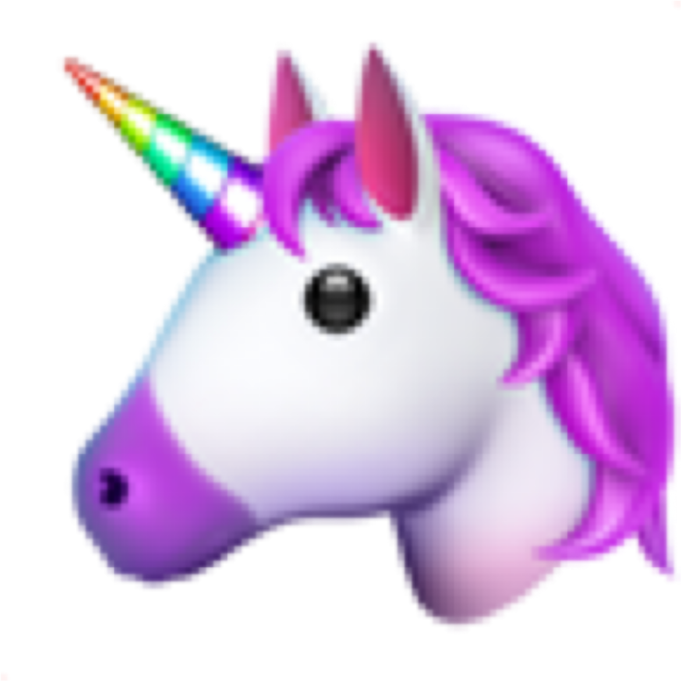 •unicorn Emoji 🦄 Unicorn Emoji Emoticon Iphone Iphonee - Unicorn Emoji Iphone Png, Transparent Png