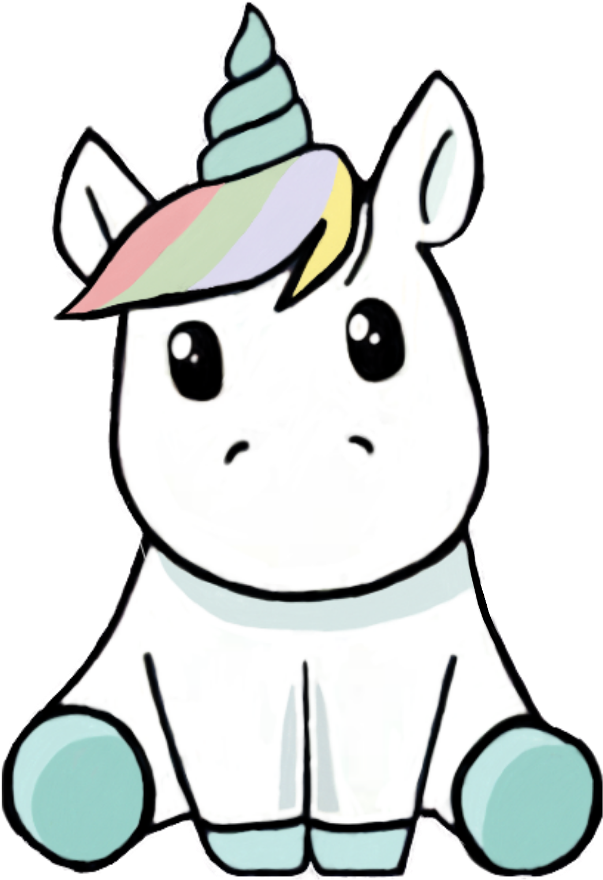 A Cartoon Of A Unicorn
