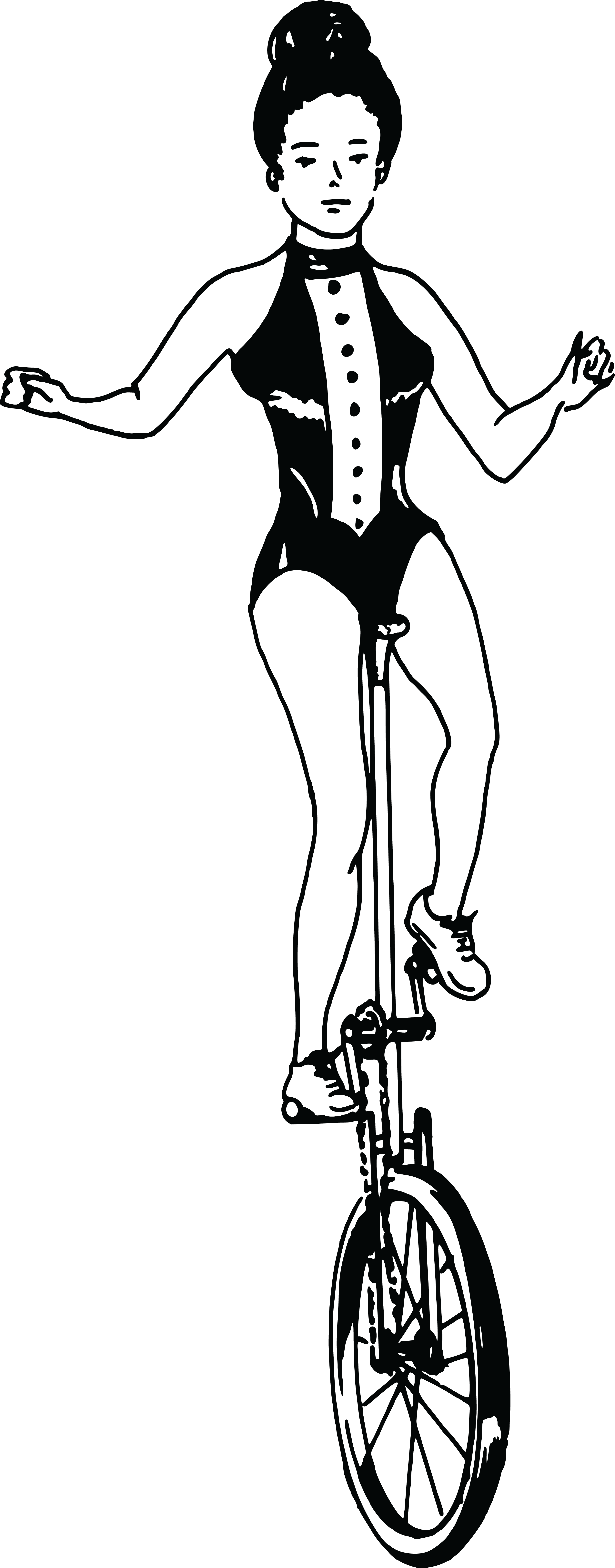 A Silhouette Of A Woman On A Scooter
