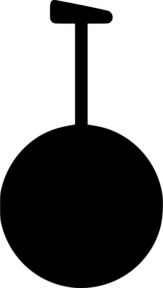 A Black And White Image Of A Round Object