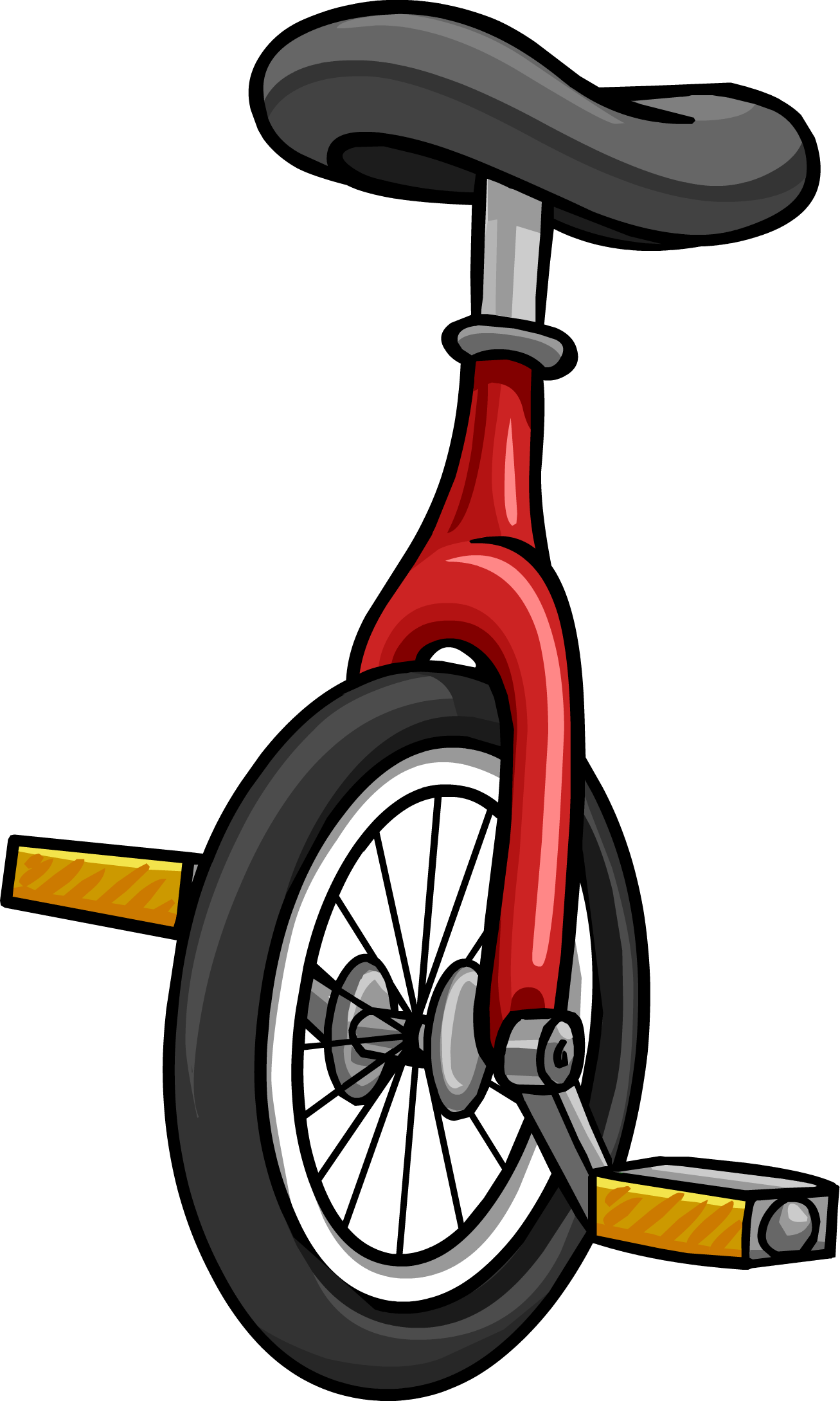 A Red And Black Bicycle