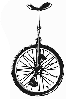 A Monowheel With A Bottle Of Wine