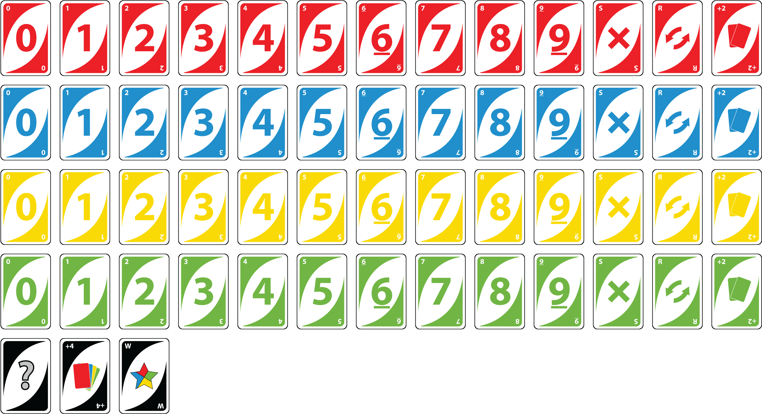 Uno Cards Png 2572 X 1397