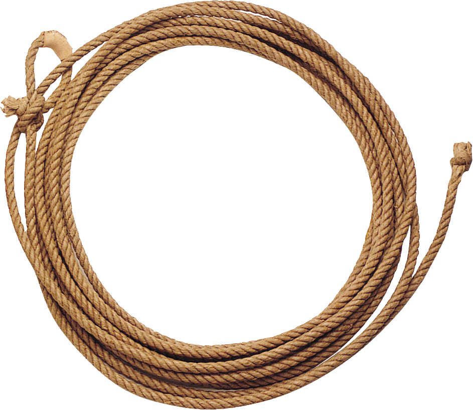 A Coiled Rope With A Knot