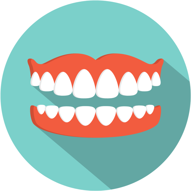 A Cartoon Of Teeth And Teeth