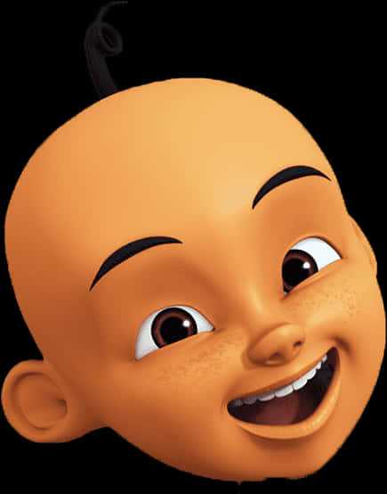 A Cartoon Character Smiling For The Camera