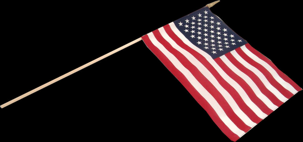 A Close-up Of A Flag