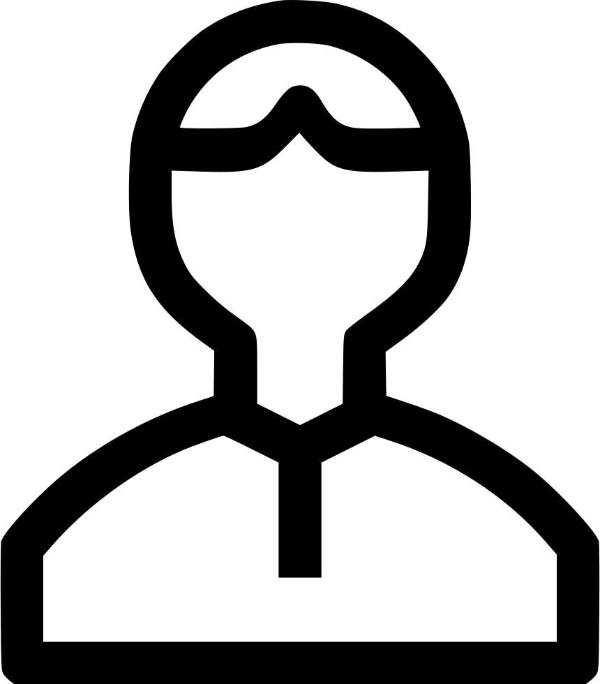 A Black Outline Of A Person