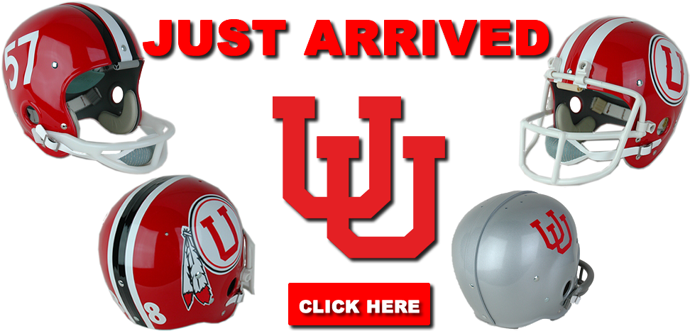 Utah-collage - 1960s Utah Football Helmet, Hd Png Download