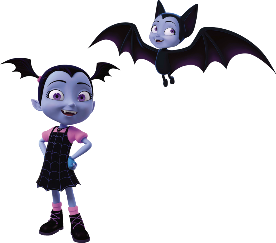 A Cartoon Character Of A Vampire Girl