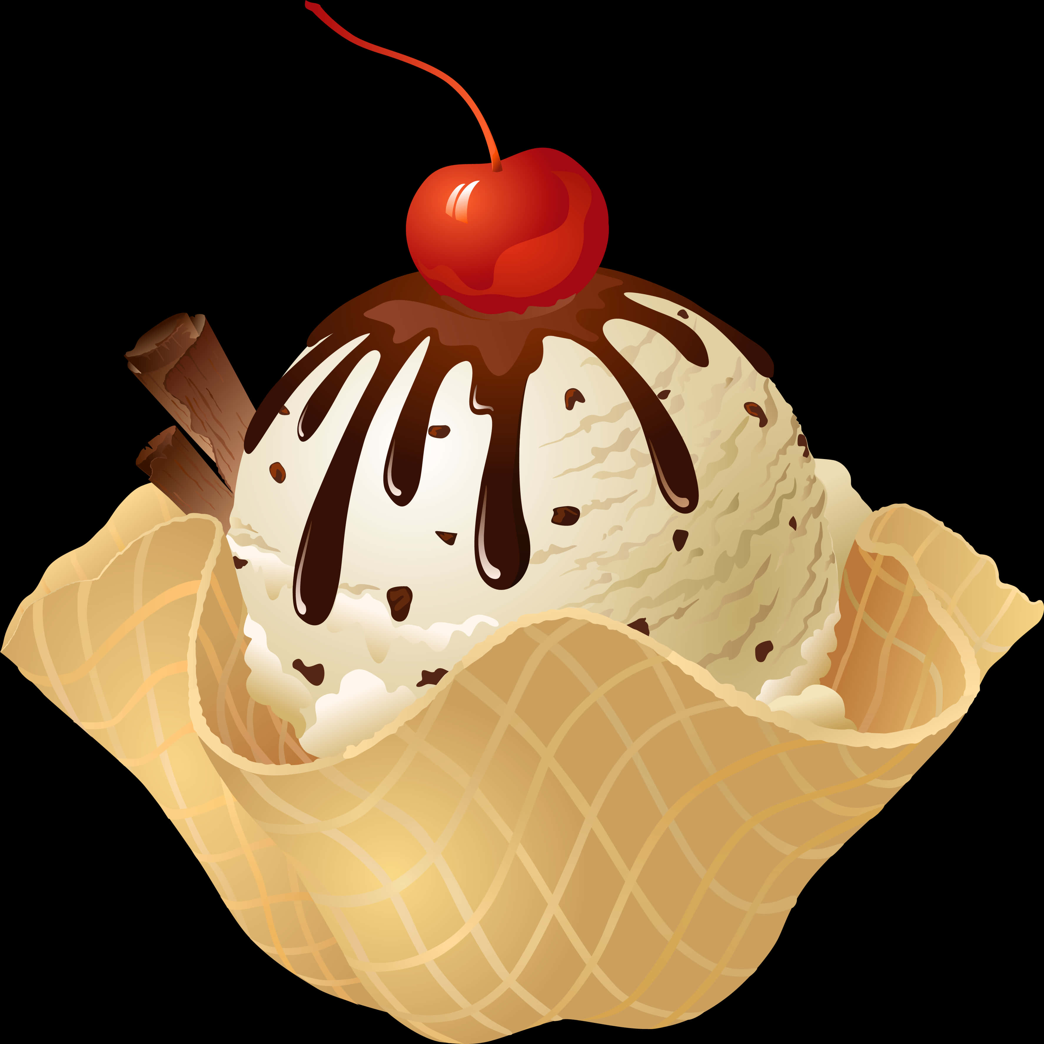 Vanilla Ice Cream Bowl