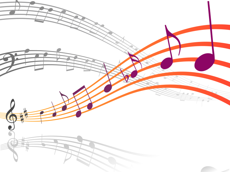 A Group Of Music Notes