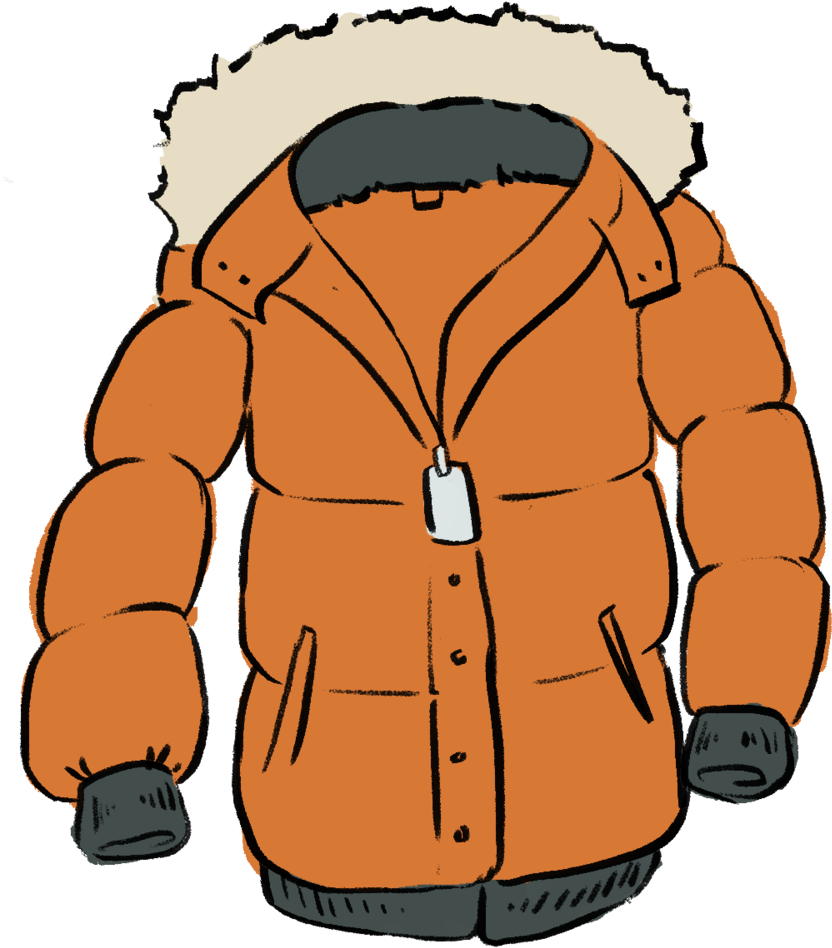 A Cartoon Of A Coat