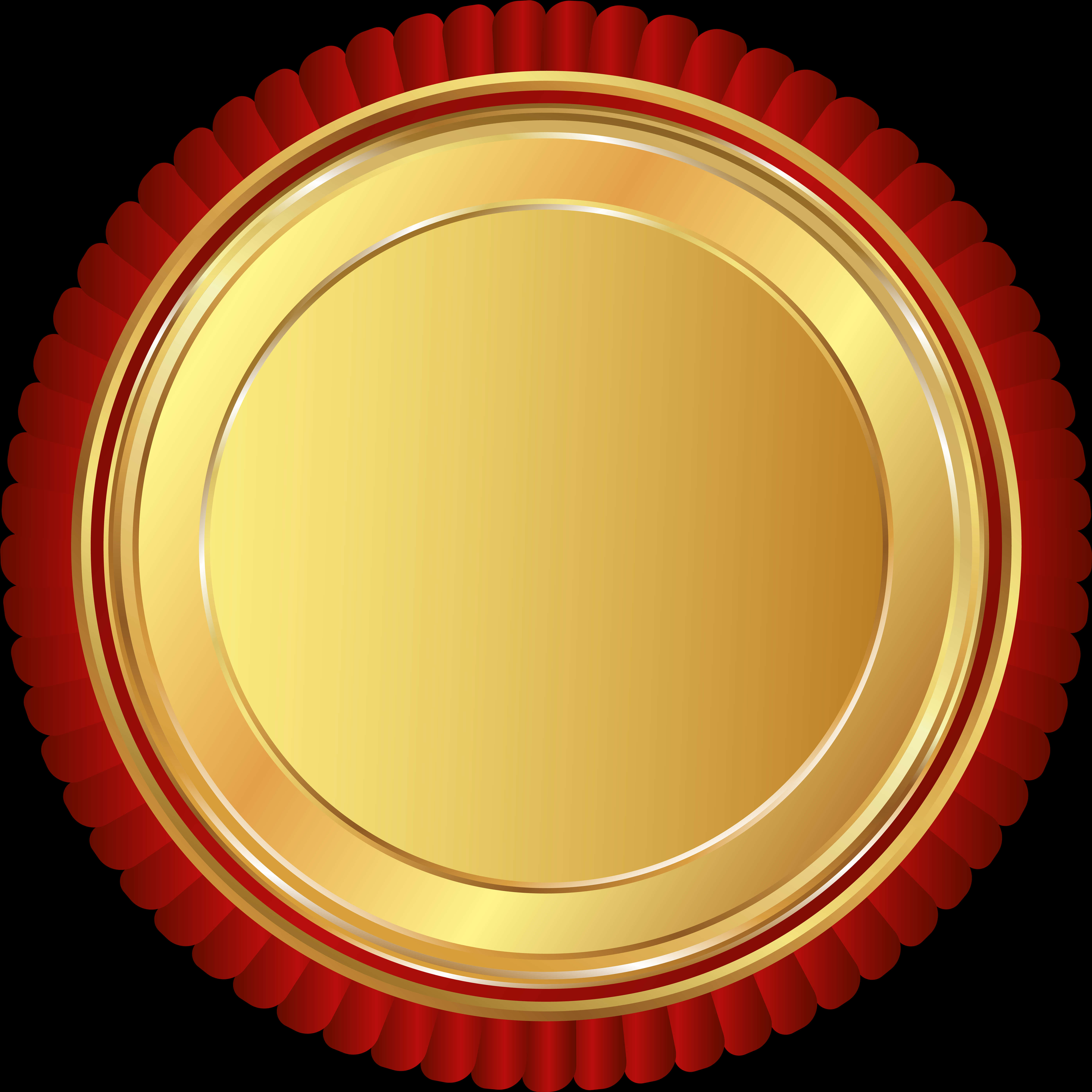 Vector Golden Badge Png, Transparent Png