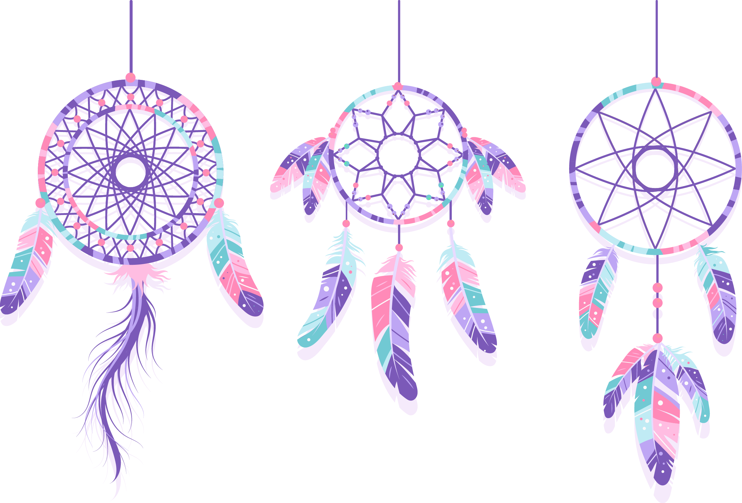 A Collection Of Dream Catchers