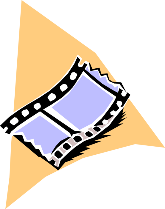 A Triangle With A Film Strip